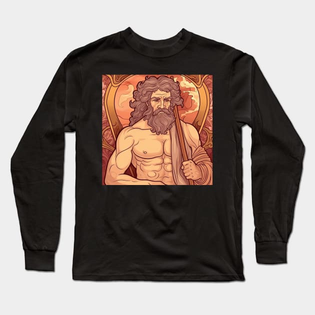 Heracles Greek mythology Long Sleeve T-Shirt by ComicsFactory